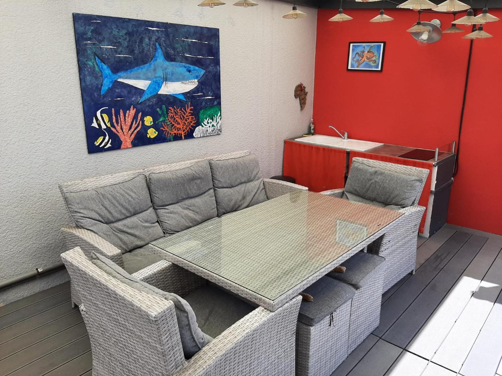 Studio Independant Chez L'Habitant Avec Piscine Et Cuisine Exterieures La Rochelle  Eksteriør billede