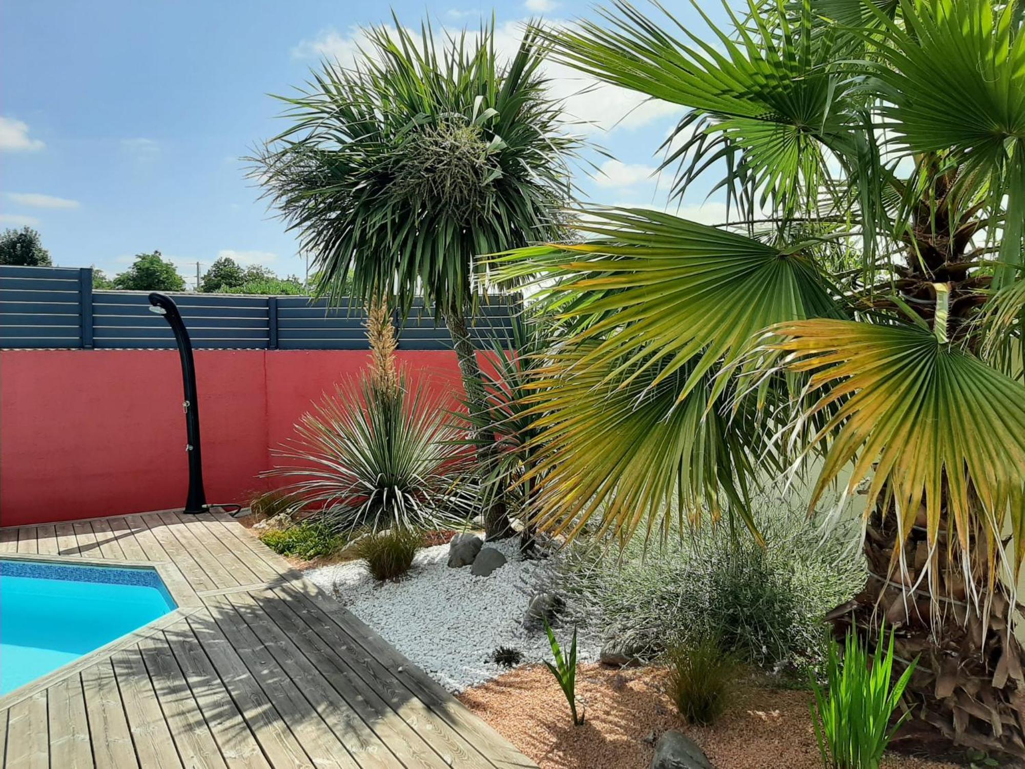 Studio Independant Chez L'Habitant Avec Piscine Et Cuisine Exterieures La Rochelle  Eksteriør billede