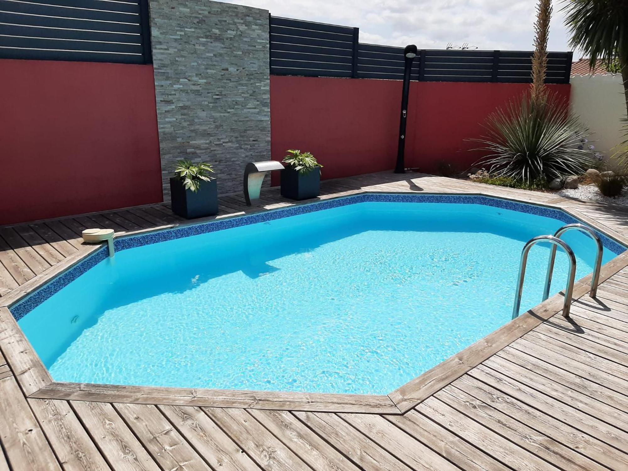 Studio Independant Chez L'Habitant Avec Piscine Et Cuisine Exterieures La Rochelle  Eksteriør billede